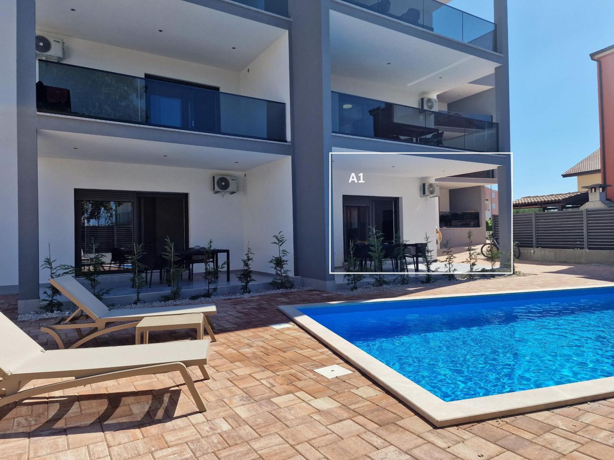 Apartments Okit Vodice Esterno foto
